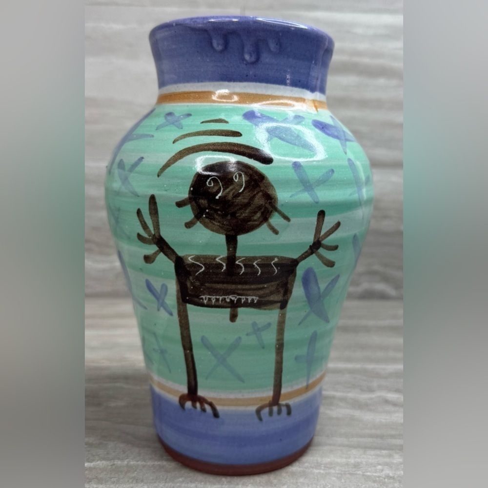 VTG The Potter’s Garden Vase by Georgia Starr Newman of Taos New Mexico - Picture 1 of 10